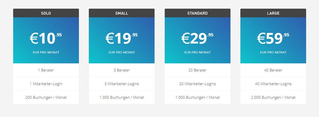 Bookeo-Kalender Termine_Preise Bookeo-Kalender Termine_Preise
