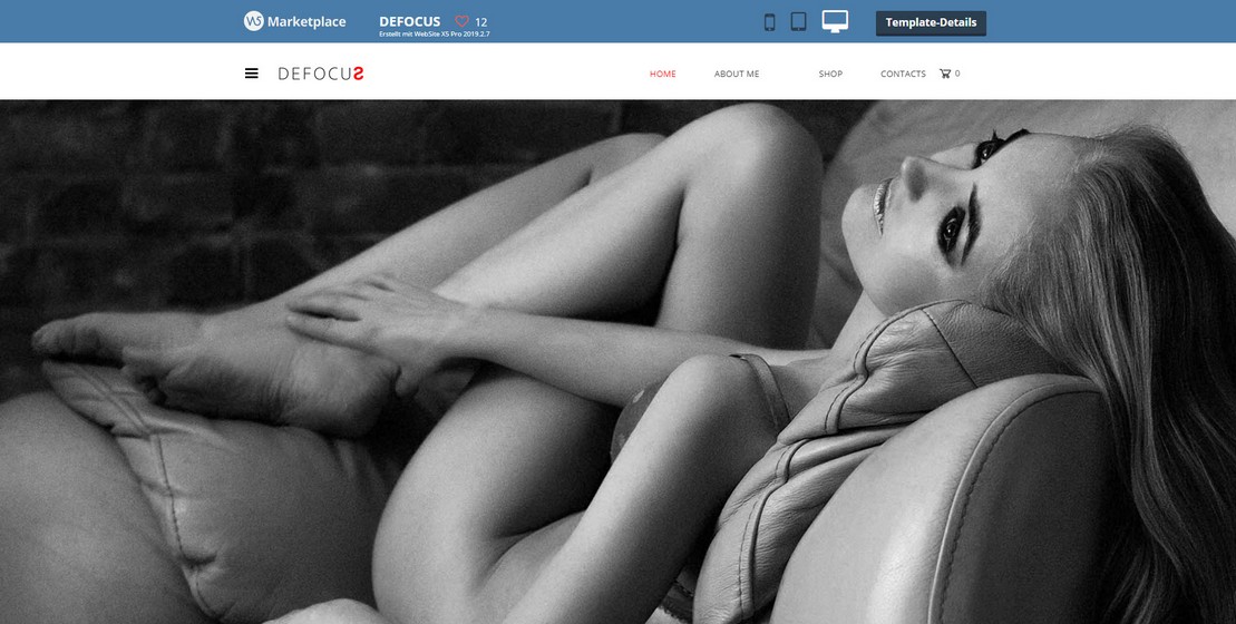 Onlineshop- und Webdesign-Vorlage Fotoshop Bilderverkauf Onlineshop- und Webdesign-Vorlage Fotoshop Bilderverkauf