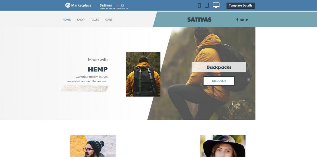 Header Mode und Outdoor